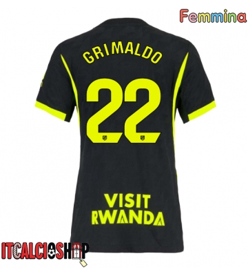 Atletico Madrid Alejandro Grimaldo #22 Seconda Maglia Femmina 2026-27 Manica Corta